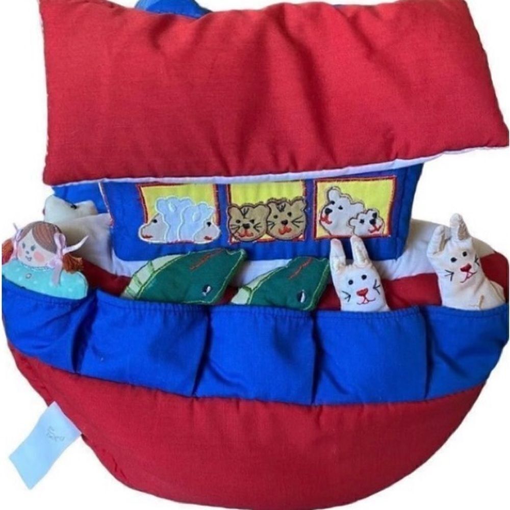 Pockets of learning SS Noah’s Ark, soft playset with animals, plush toy